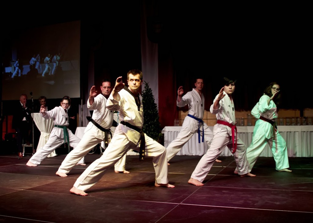 Taekwondo-Show bei der Sportlerehrung 2013